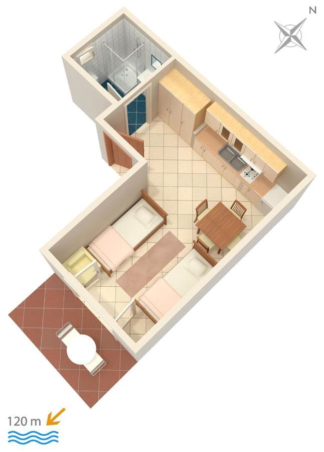 Apartments By The Sea Baska Voda, Makarska - 300 외부 사진